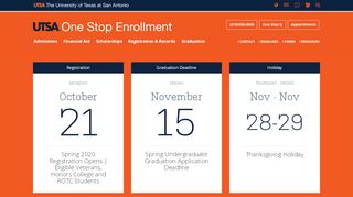 
                            5. UTSA One Stop – Enrollment Services | University of Texas at San ...