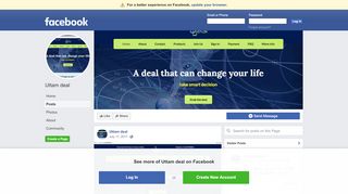 
                            5. Uttam deal - Posts | Facebook