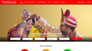 
                            4. Uttarakhand Matrimonial - Garhwali & Kumaoni Matrimony