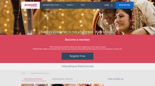 
                            2. Uttarakhand Matrimonial - Uttarakhand Marriage