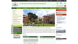 
                            3. Uttarakhand Public Service Commission: Home