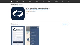 
                            7. ‎UVA Community CU Mobile App on the App Store