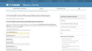 
                            9. UVA Credit Union Financial Education Seminars — Medical ...