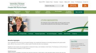 
                            1. UVM Health Network - CVPH - CVPH Benefits