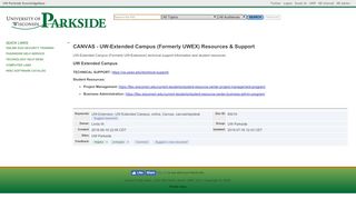 
                            7. UW-Extension/CEOEL - UW Parkside Knowledgebase