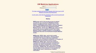 
                            6. UW Medicine Application Login - MINDscape