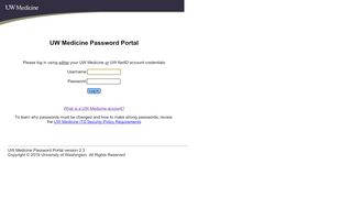 
                            3. UW Medicine Password Portal Login