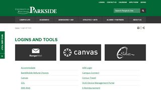 
                            1. UW-Parkside Logins and Tools - uwp.edu