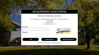 
                            2. UW-Superior - Portal Access