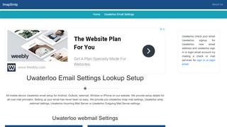 
                            9. Uwaterloo Email Settings | Uwaterloo Webmail | uwaterloo ...
