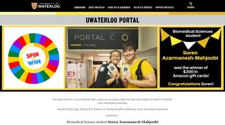 
                            2. UWaterloo Portal | UWaterloo Portal | University of Waterloo