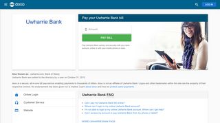 
                            9. Uwharrie Bank | Pay Your Bill Online | doxo.com