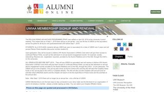 
                            7. UWIAA Membership Signup and Renewal | …