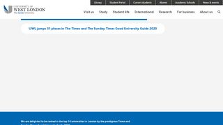 
                            7. uwl.ac.uk - Discover the Career University | University of ...