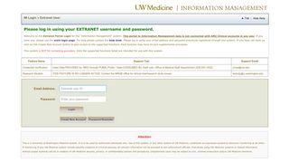 
                            6. UWMedAdmin : User Login - UW Medicine