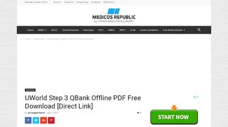 
                            6. UWorld Step 3 QBank Offline PDF Free Download [Direct Link]