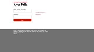 
                            1. UWRF Falcon Account Login - UW-River Falls - University of ...