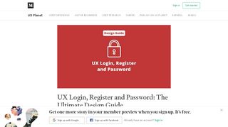 
                            5. UX Login, Register and Password: The Ultimate …