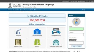 
                            4. || V A H A N | National Register e-Services | Ministry of Road ...