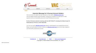 
                            1. V_Connect - V-Connect Service by Value-Added Communications, Inc.