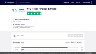 
                            5. V12 Retail Finance Limited Reviews - Trustpilot