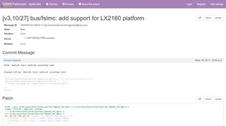 
                            6. [v3,10/27] bus/fslmc: add support for LX2160 platform ...