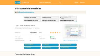 
                            2. V4.sportadministratie.be: Login | SPORTADMINISTRATIE