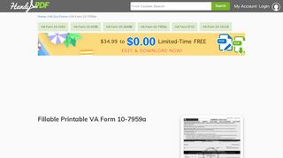 
                            8. VA Form 10-7959a - Edit, Fill, Sign Online | Handypdf