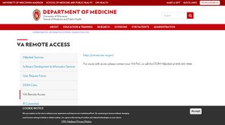 
                            4. VA Remote Access | Department of Medicine