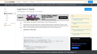 
                            5. vaadin7 - Login form in Vaadin - Stack Overflow