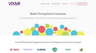 
                            7. Vaave - A Full-Fledged Alumni Engagement Software for Schools ...