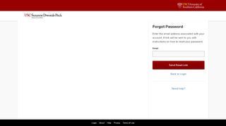 
                            2. VAC | Forgot Password - vac.msw.usc.edu