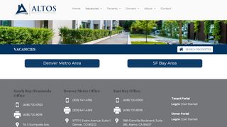 
                            8. Vacancies - Altos Realty Advisors