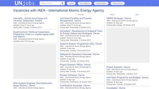
                            8. Vacancies with IAEA - International Atomic Energy Agency ...