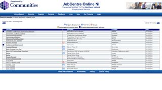 
                            1. Vacancy List - JobcentreOnline