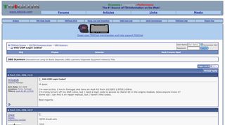 
                            4. VAG-COM Login Codes? - TDIClub Forums
