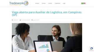 
                            6. Vaga aberta para Auxiliar de Logística, em Campinas (SP ...