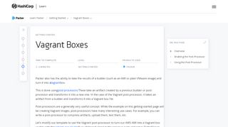 
                            6. Vagrant Boxes | Packer - HashiCorp Learn