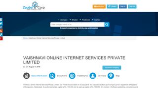 
                            8. VAISHNAVI ONLINE INTERNET SERVICES PRIVATE LIMITED ...