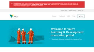 
                            2. Vale Learning: Welcome