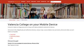 
                            8. Valencia Mobile | Valencia College