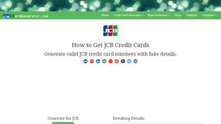 
                            7. Valid JCB Credit Card Generator | Valid Credit Card ...