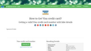 
                            9. Valid Visa Credit Card Generator | Valid Credit …