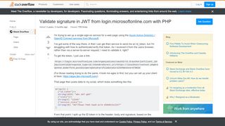 
                            9. Validate signature in JWT from login.microsoftonline.com ...
