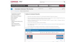 
                            7. Valkyrie Analysis Results, Scan Computer For Virus ... - Comodo Help