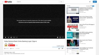 
                            2. Valley National Bank Online Banking Login | Sign-in - YouTube