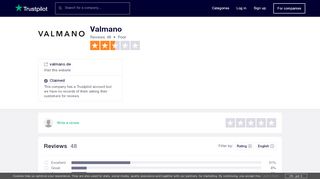 
                            9. Valmano Reviews | Read Customer Service Reviews of valmano.de