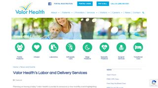 
                            8. Valor Health's Labor and Delivery Services - Valor Health