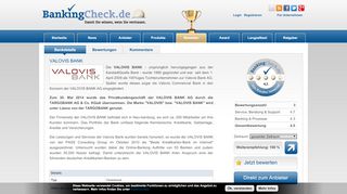 
                            2. VALOVIS BANK | BankingCheck.de