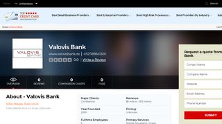 
                            7. Valovis Bank: Company Information & Data: Get Additional ...